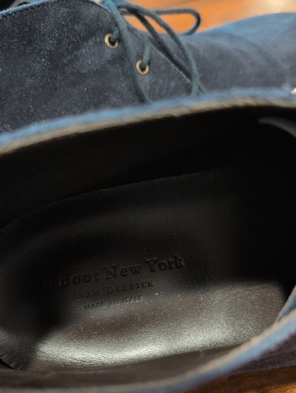 To Boot New York navy Suede Chukka Boot Sneaker Argento Woodrow